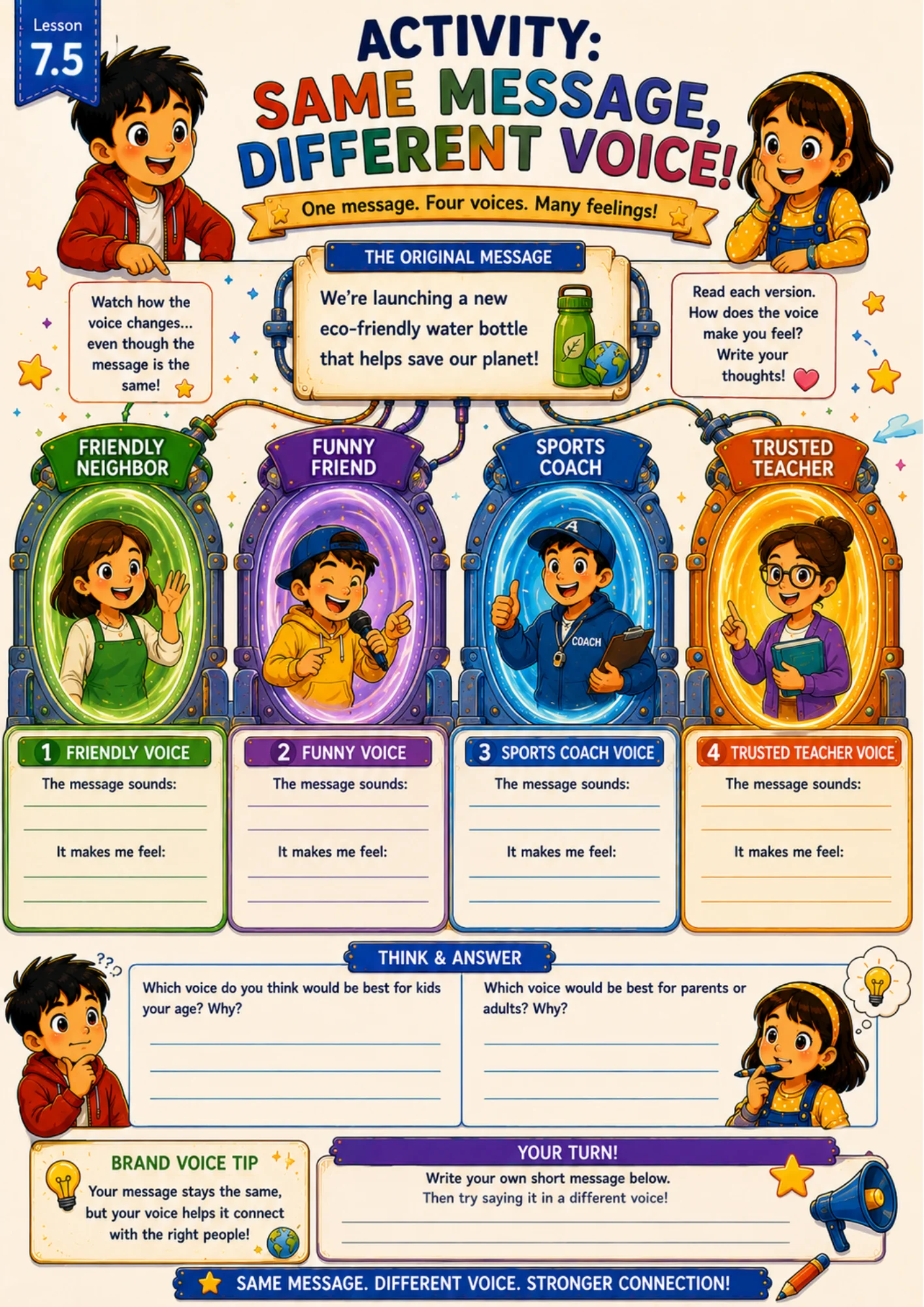 Sample page from Stage 3