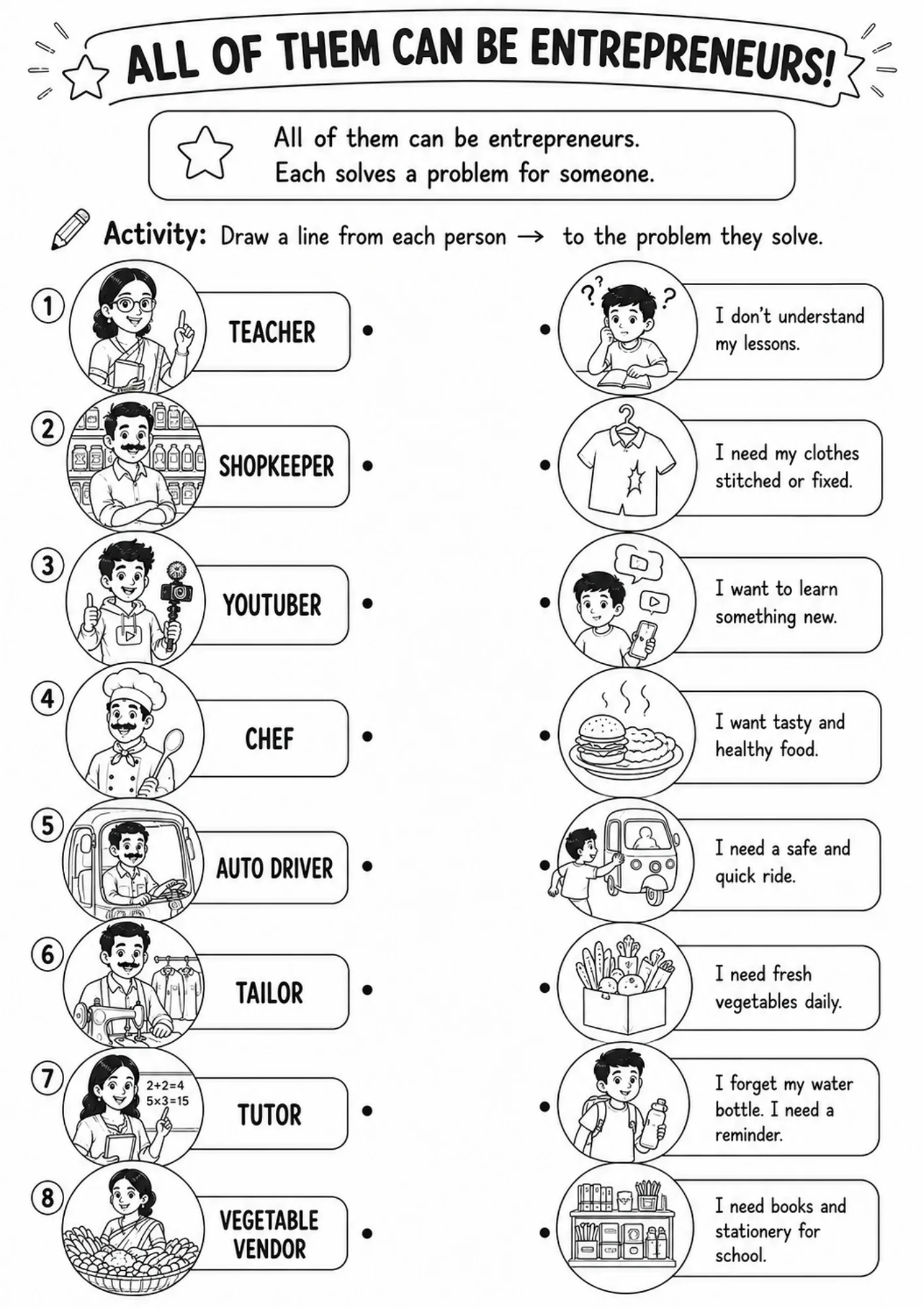 Sample page from Stage 1