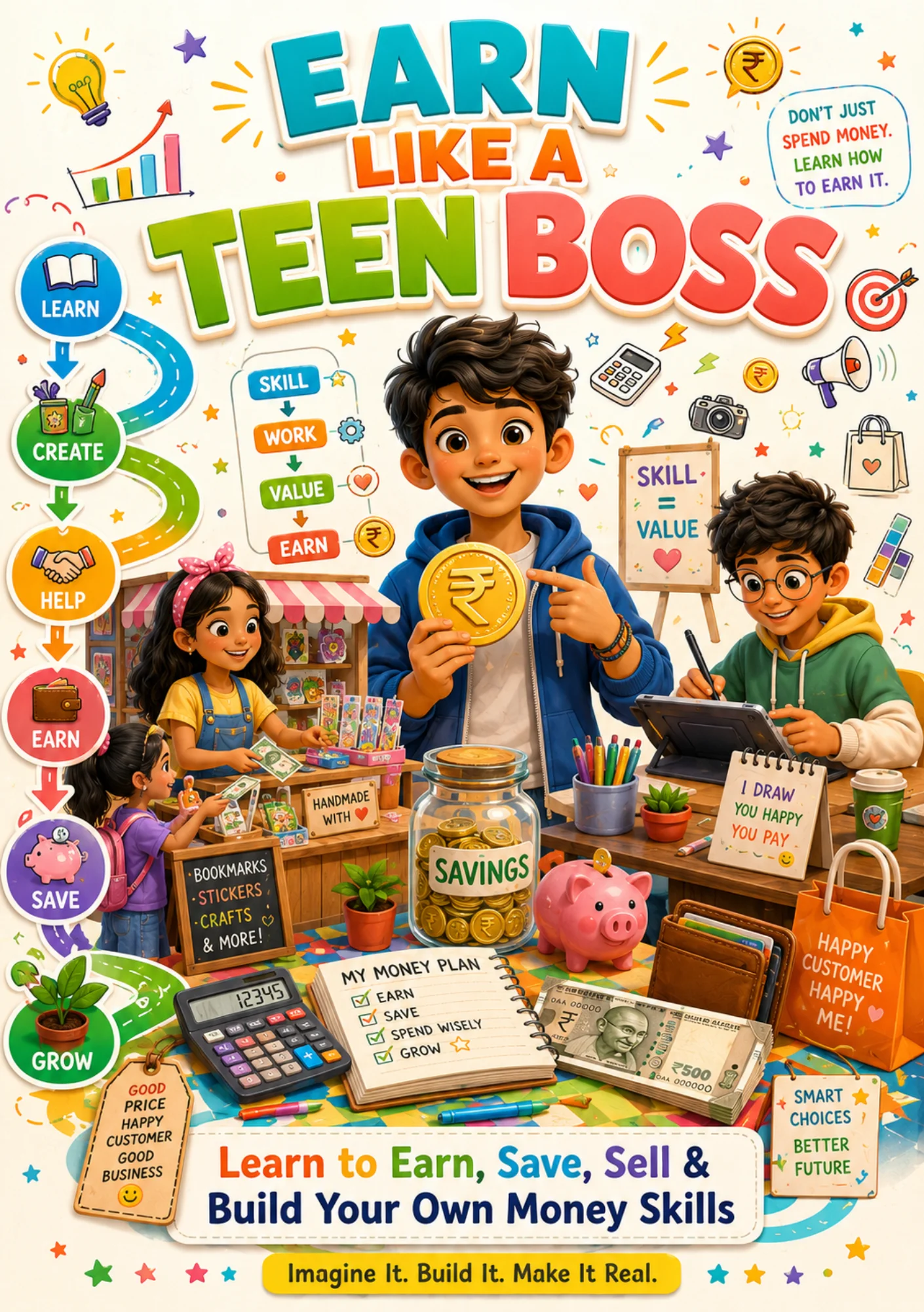 Earn Like a Teen Boss — Book 3 cover